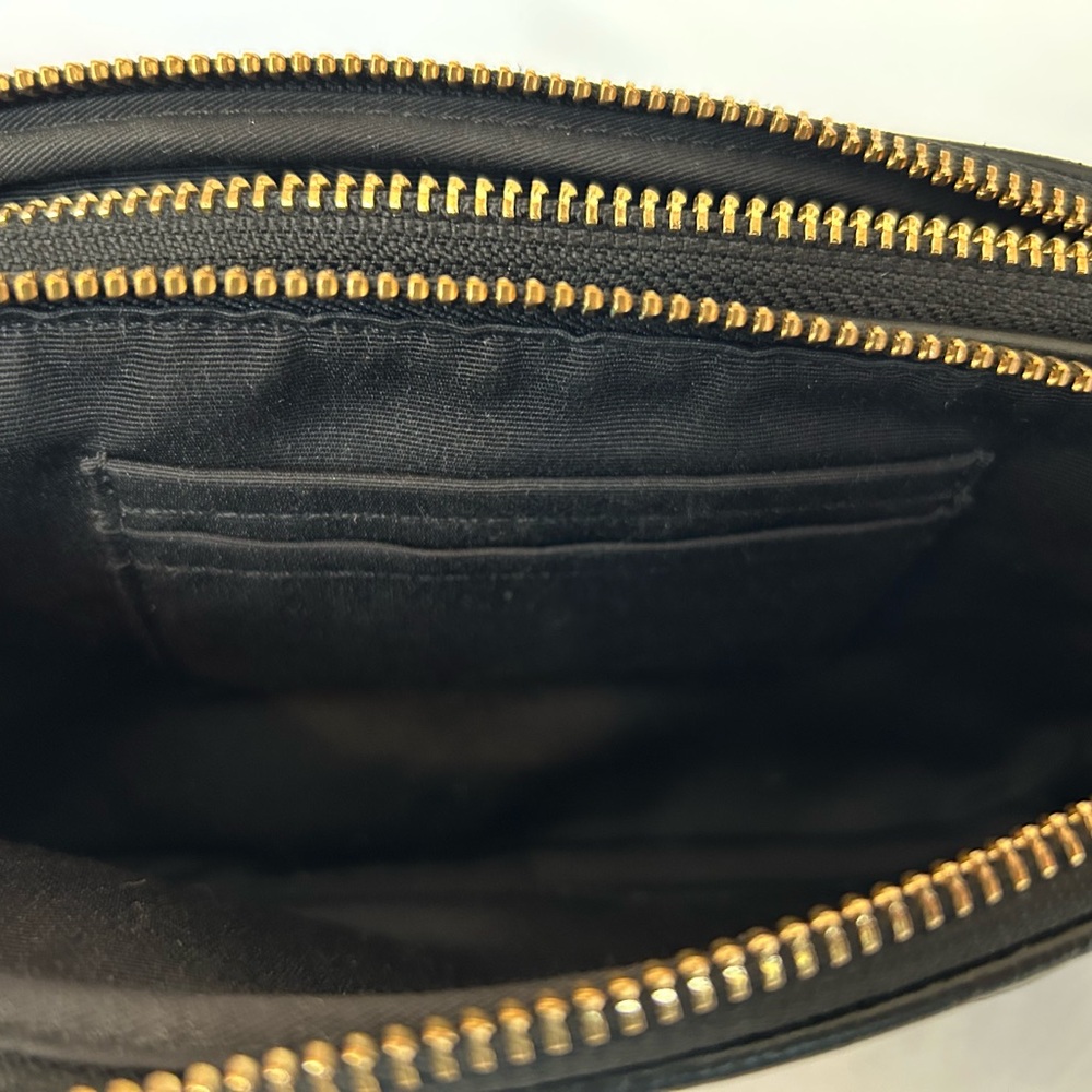 Coach Jamie Mini Camera Bag Black Pebbled Leather Crossbody - Picture 5 of 9